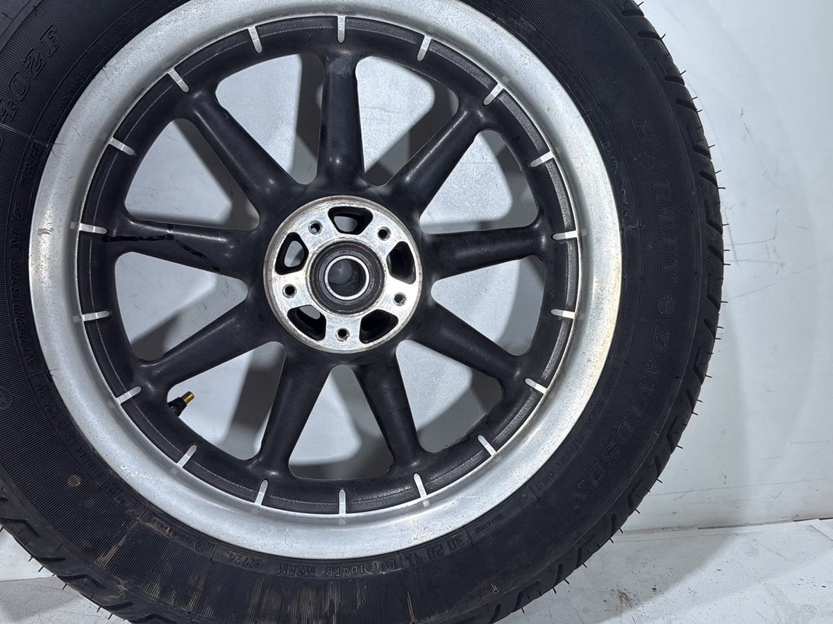 2005 Harley Road King Touring Police OEM Front & Rear Wheel Rim Tire 16"