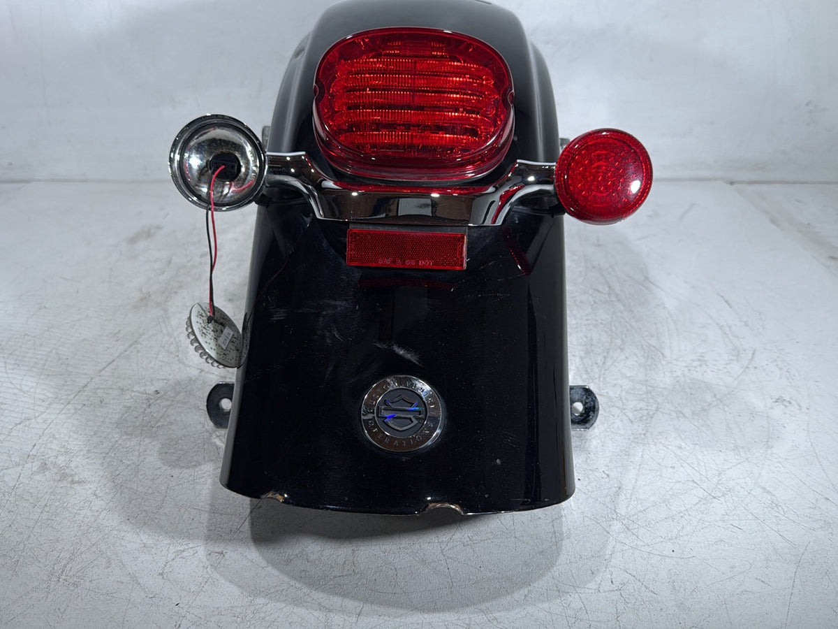 2013 Harley Electra Glide Touring CVO OEM Rear Wheel Fender & Turn Signals Bar