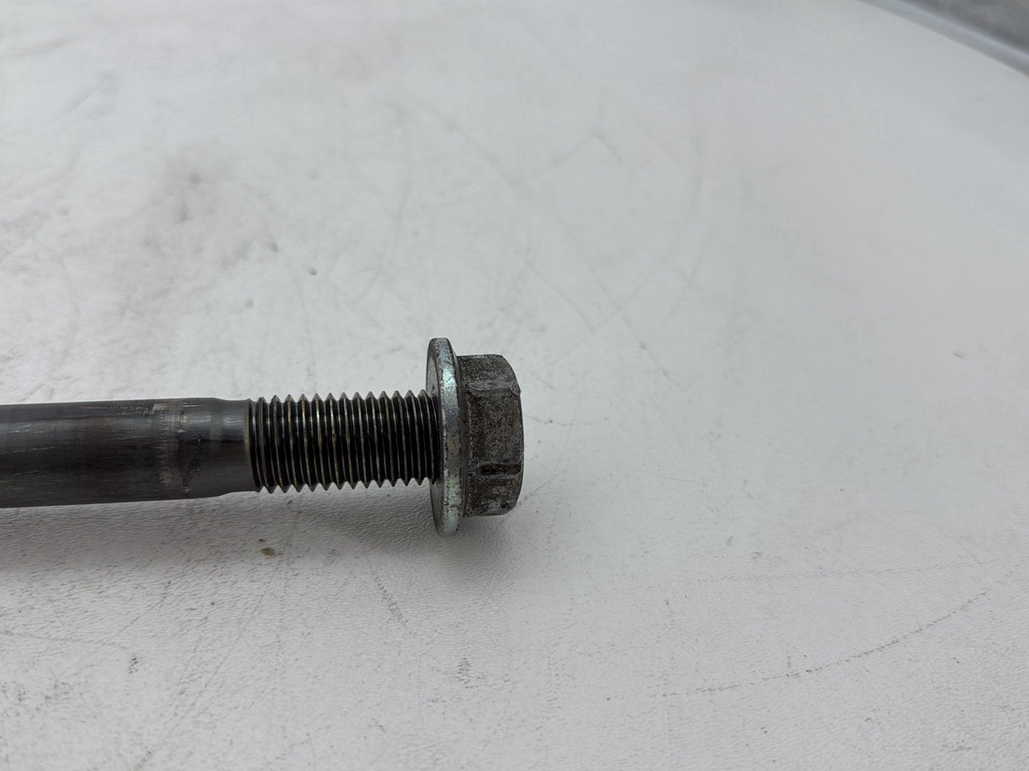 2006 Harley Dyna FXDWGI Wide Glide OEM Rear Fork Swingarm Pivot Bolt Shaft