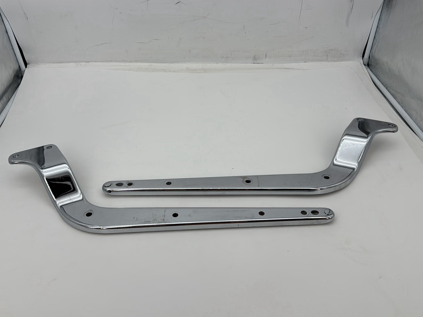2007 Harley Softail Heritage Classic FLSTC OEM Left Right Saddlebag Fender Struts Brackets