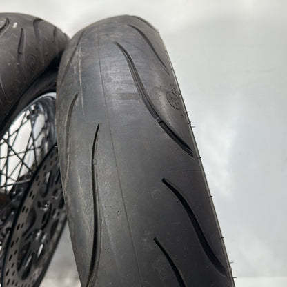 2007 - 2012 Harley-Davidson Touring Street Glide Front Rear Wheel Rim Tire Spoked 41052-08 ,  43085-97