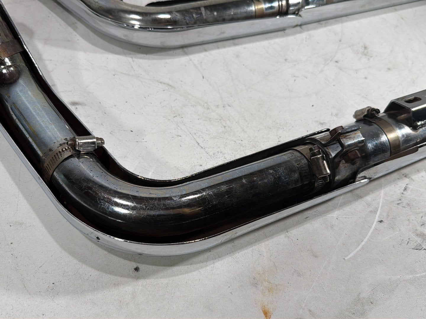 2005 Harley Sportster 1200 Roadster XL1200R OEM Exhaust Header Pipes Vance & Hines