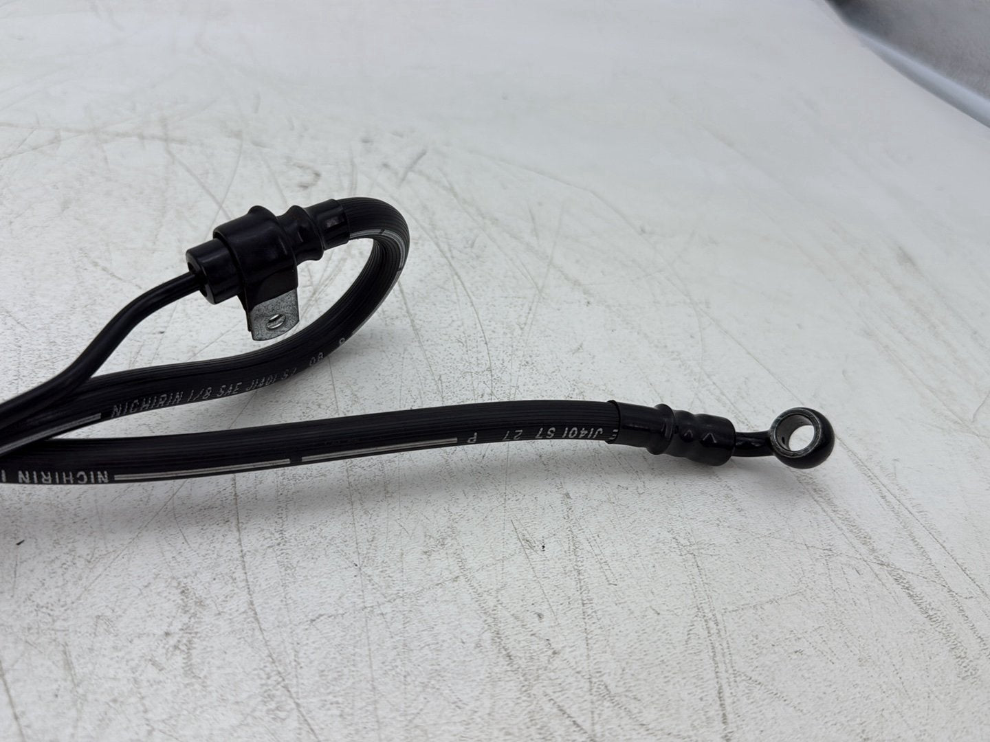 2006 Harley Sportster XL883L 883 Low OEM Front Brake Hose Line Pipe 46411-05B
