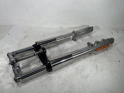 2013 Harley Heritage Softail Classic FLSTC OEM Front Triple Tree Set & LH RH Fork Legs Sliders