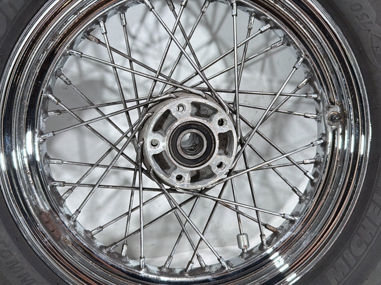 2011 Harley Heritage Softail Classic FLSTC Front Rear Wheel Rim Tire Spoked 16"