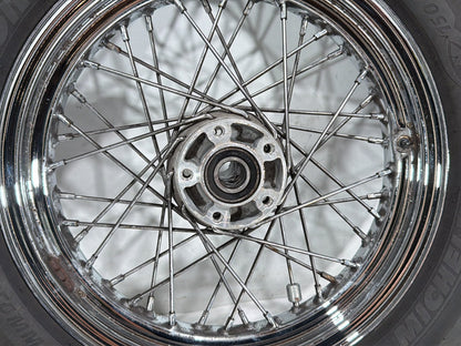 2011 Harley Heritage Softail Classic FLSTC Front Rear Wheel Rim Tire Spoked 16"