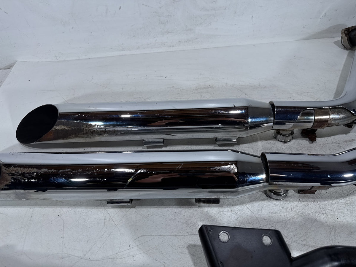 04 Harley Heritage Softail Classic FLSTCI Exhaust Header Pipes Muffler S & S