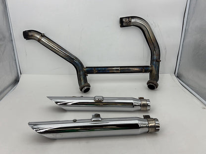2003 Harley Sportster XL1200C 1200 Custom Anniversary OEM Exhaust Header Pipes Muffler