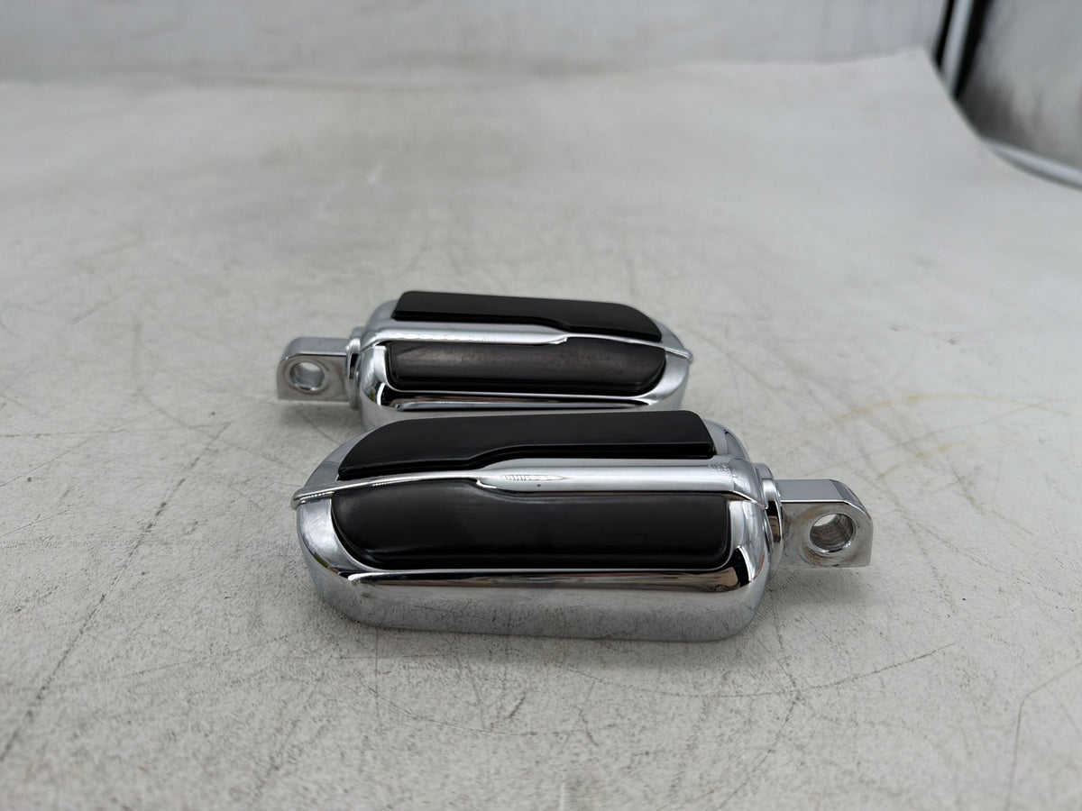 2009 Harley Electra Glide Touring CVO Eagle OEM Left & Right Step Foot Rest Pegs