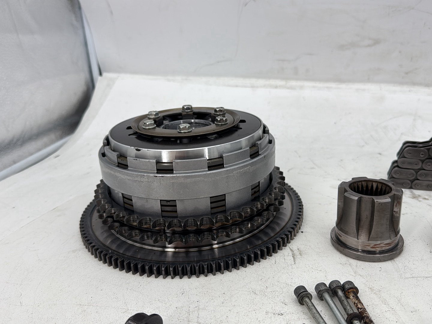 2006 Harley Dyna Super Glide Custom FXDCI OEM Clutch Basket Chain Tensioner Kit