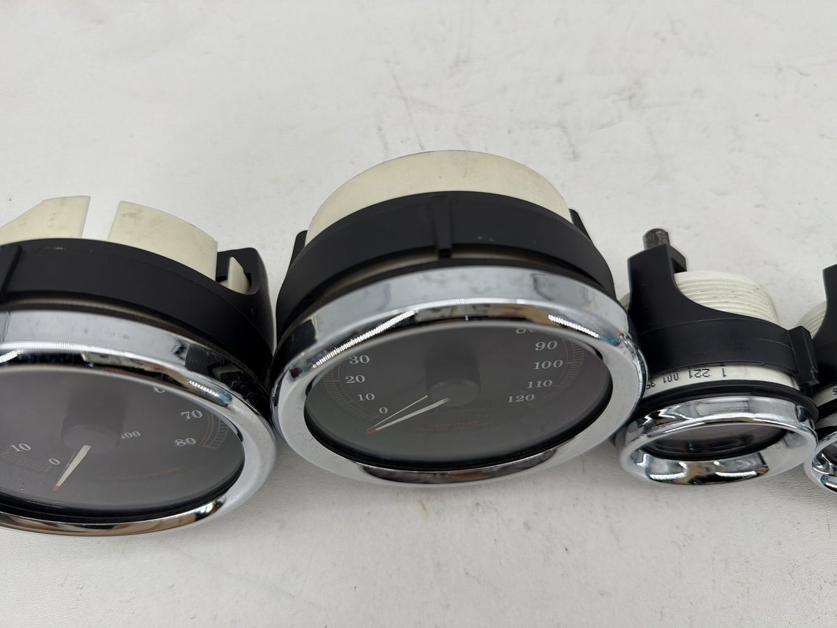 03 Harley Electra Glide Touring Ultra Air Oil Volt Fuel Tacho Speedo Gauges 25K
