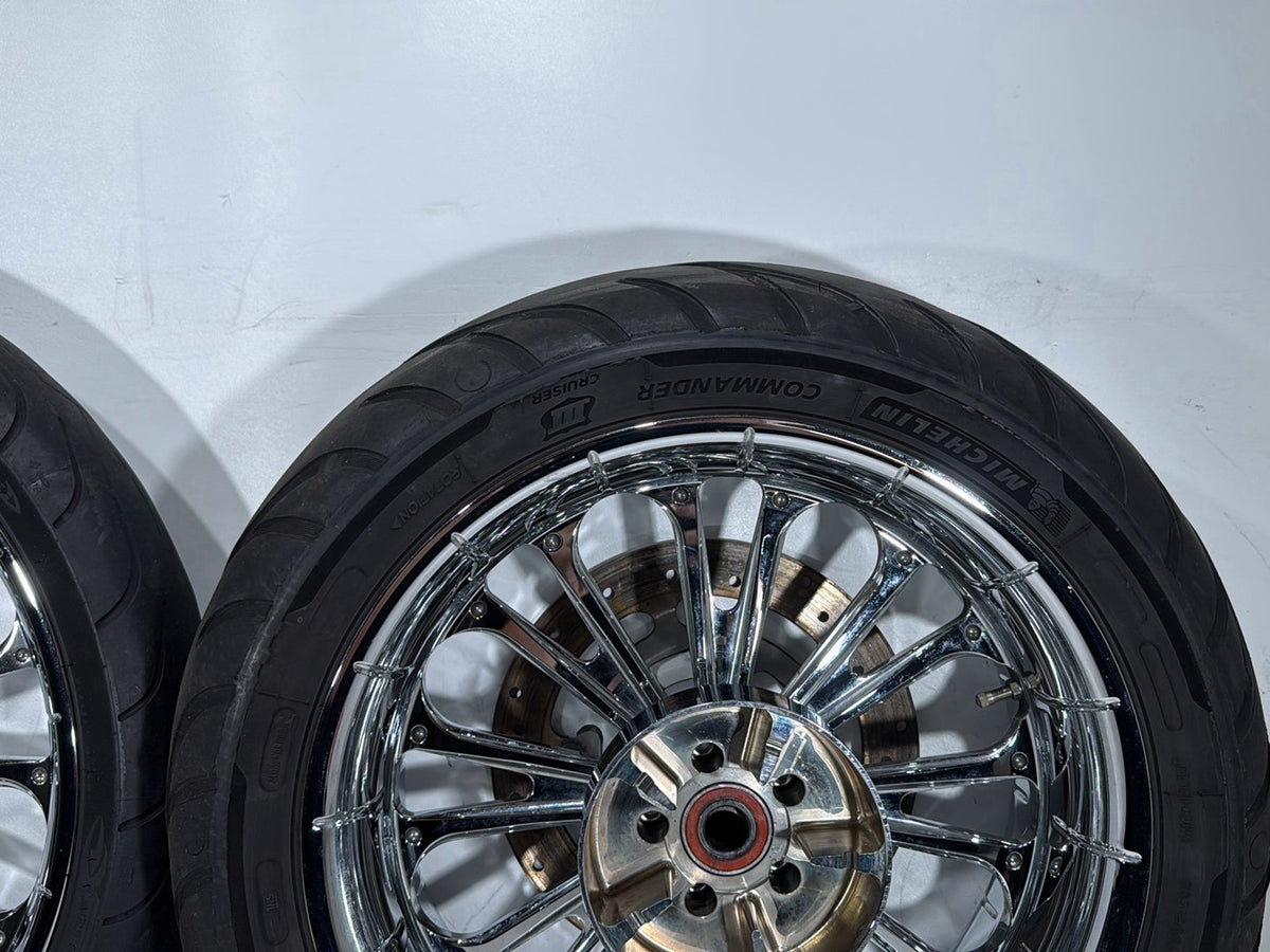 2009 Harley Road Glide Touring FLTR OEM Front & Rear Wheel Rim Tire
