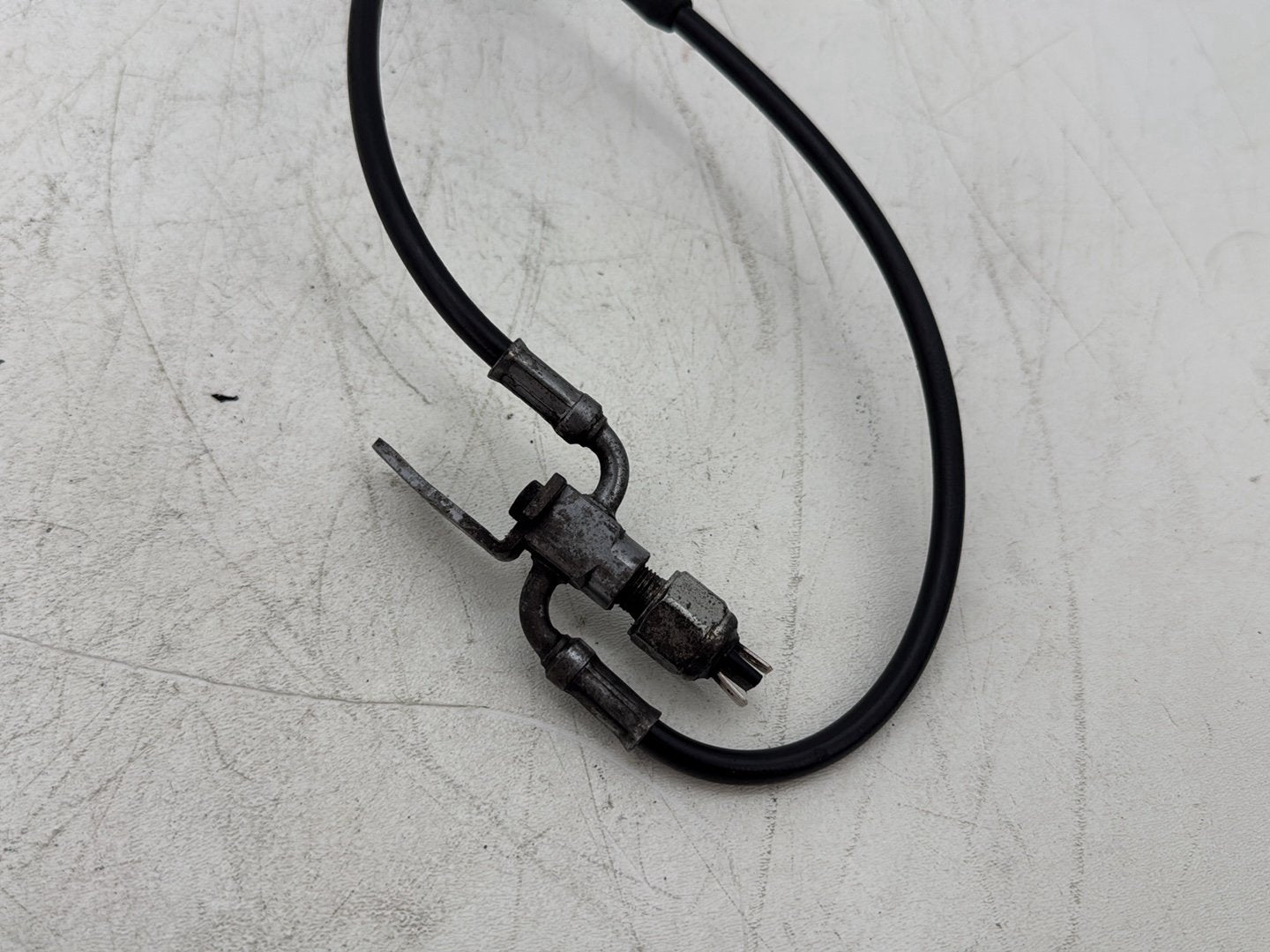 2011 Harley Softail FLSTFB Fat Boy OEM Rear Brake Hose Line Pipe ABS