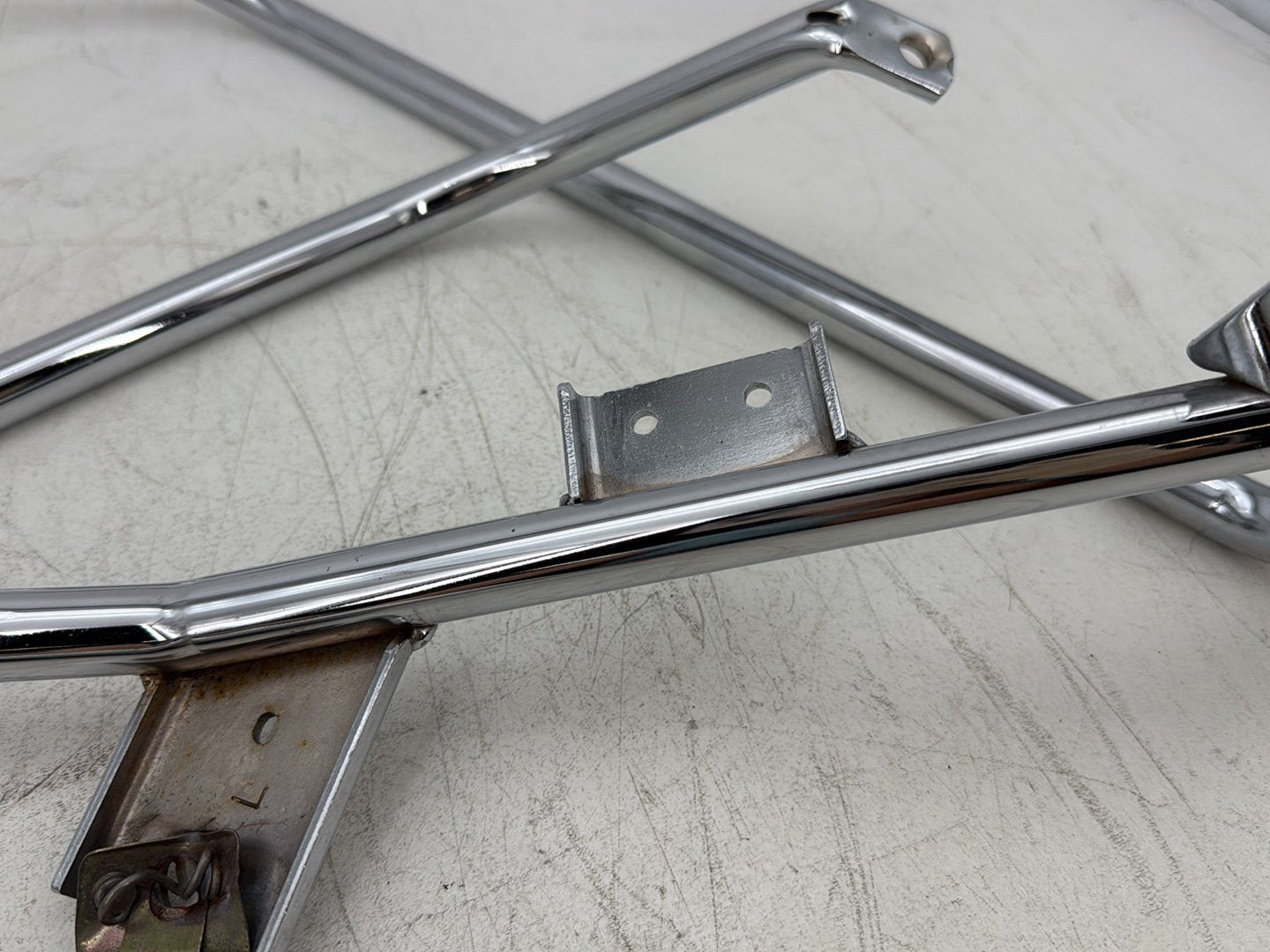 2012 Harley Street Glide Touring FLHX OEM Rear Left Right Saddlebag Guard Rails Bar