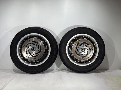 2000 Harley Touring FLHTCUI Electra Glide Ultra Front &amp; Rear Wheel Rim Tire 16"
