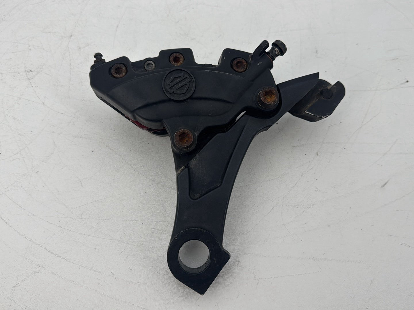 2008 Harley Touring FLHT Electra Glide OEM Rear Back Brake Caliper w/ Bracket