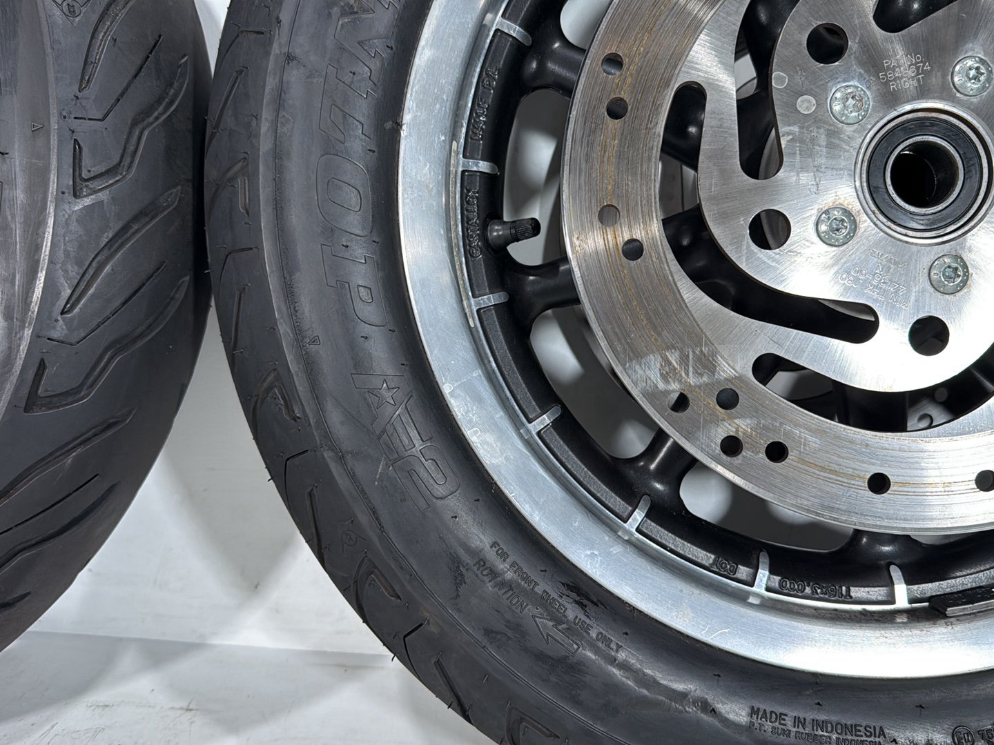 2006 Harley Road King Touring FLHRCI Classic OEM Front & Rear Wheel Rim Tire