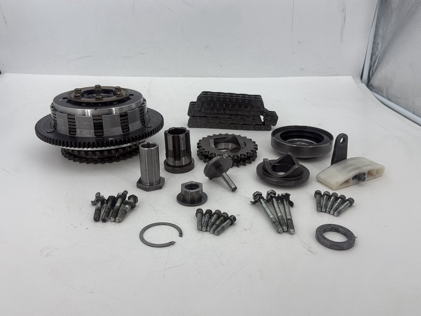 2005 Harley Touring FLHRCI Road King Classic OEM Clutch Basket Chain Tensioner Kit