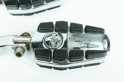1999 - 2006 Harley-Davidson Dyna Low Rider Left & Right Step Foot Rest Pegs FP-4126-CH