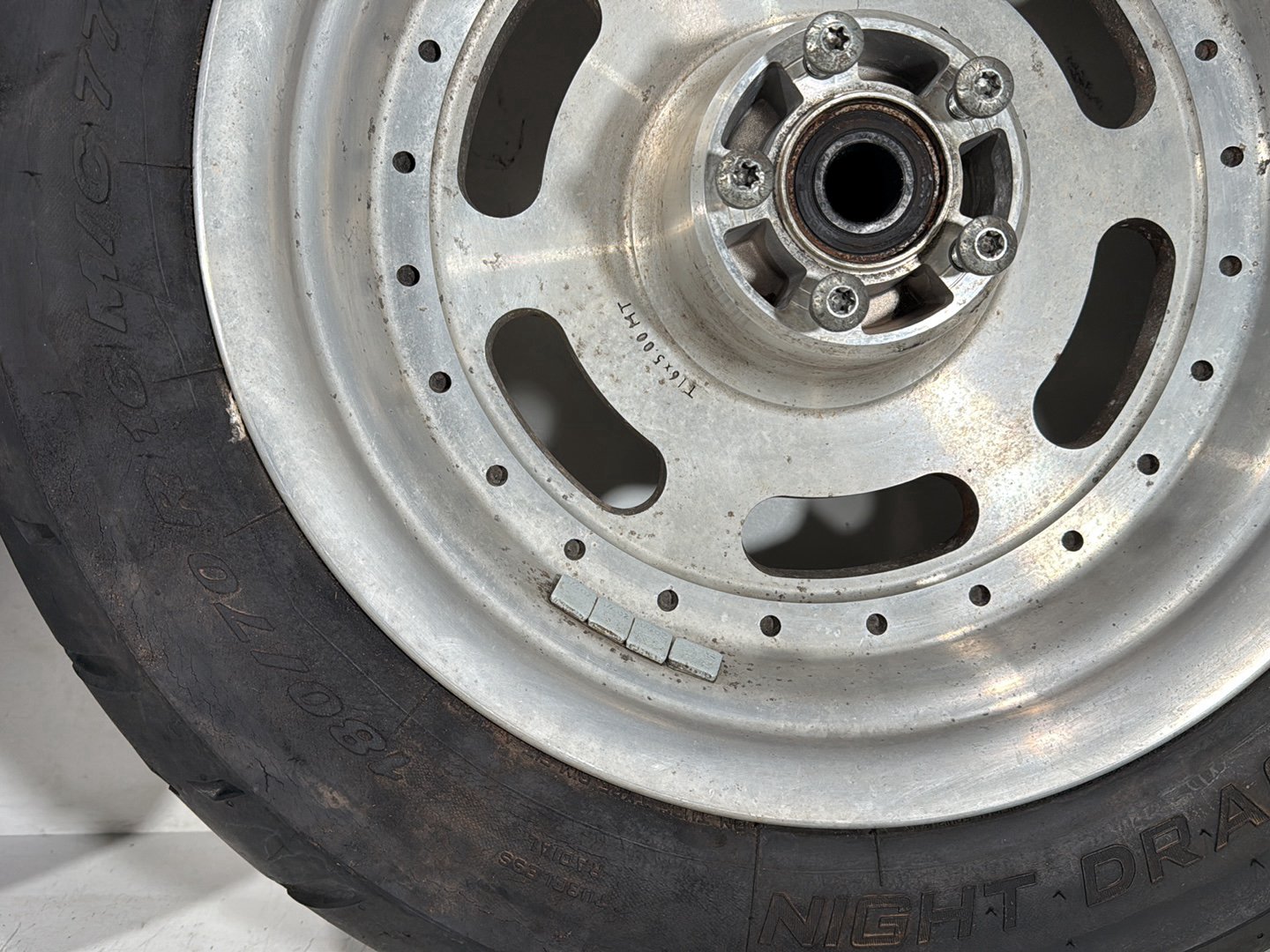 2012 Harley Dyna FXDF Fat Bob OEM Front & Rear Wheel Rim Tire