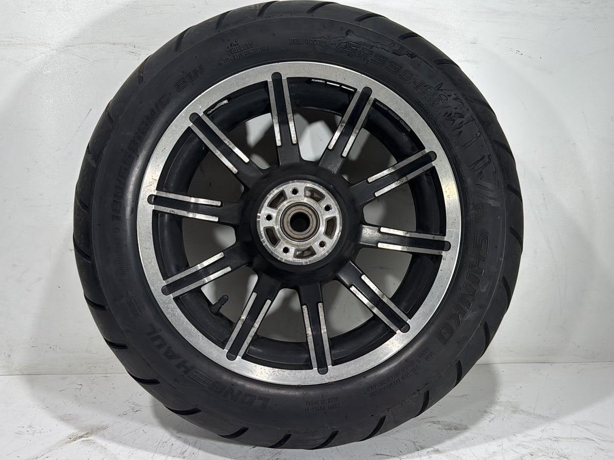 15 Harley Electra Glide Touring Ultra Low OEM Rear Wheel Rim Tire 180/65B16 16"