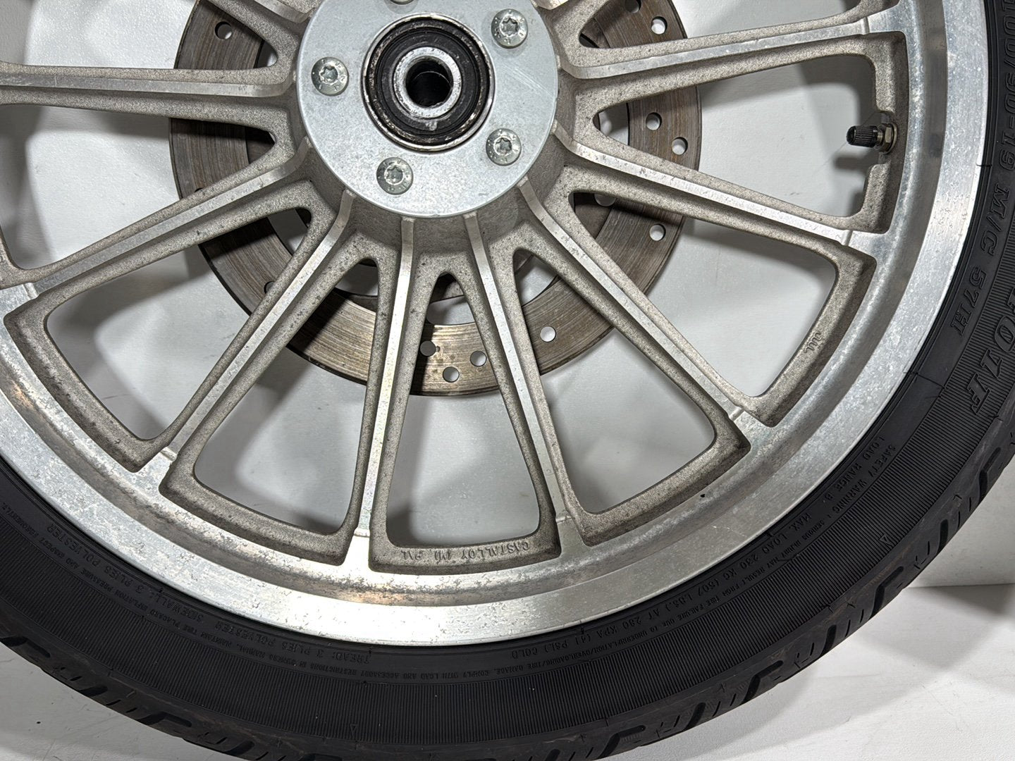 2002 Harley Dyna FXD Super Glide OEM Front & Rear Wheel Rim Tire