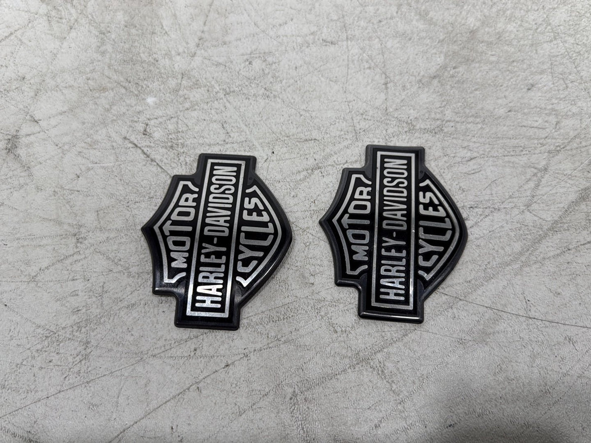 2005 Harley Dyna Wide Glide FXDWG OEM Fuel Tank Badges Trim Logo Sticker