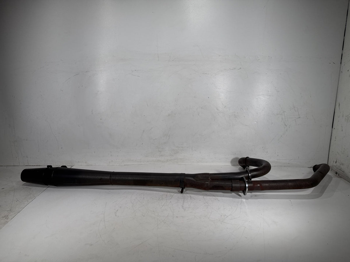 02 Harley Electra Glide Touring FLHT Exhaust System Header Pipe Muffler Silencer