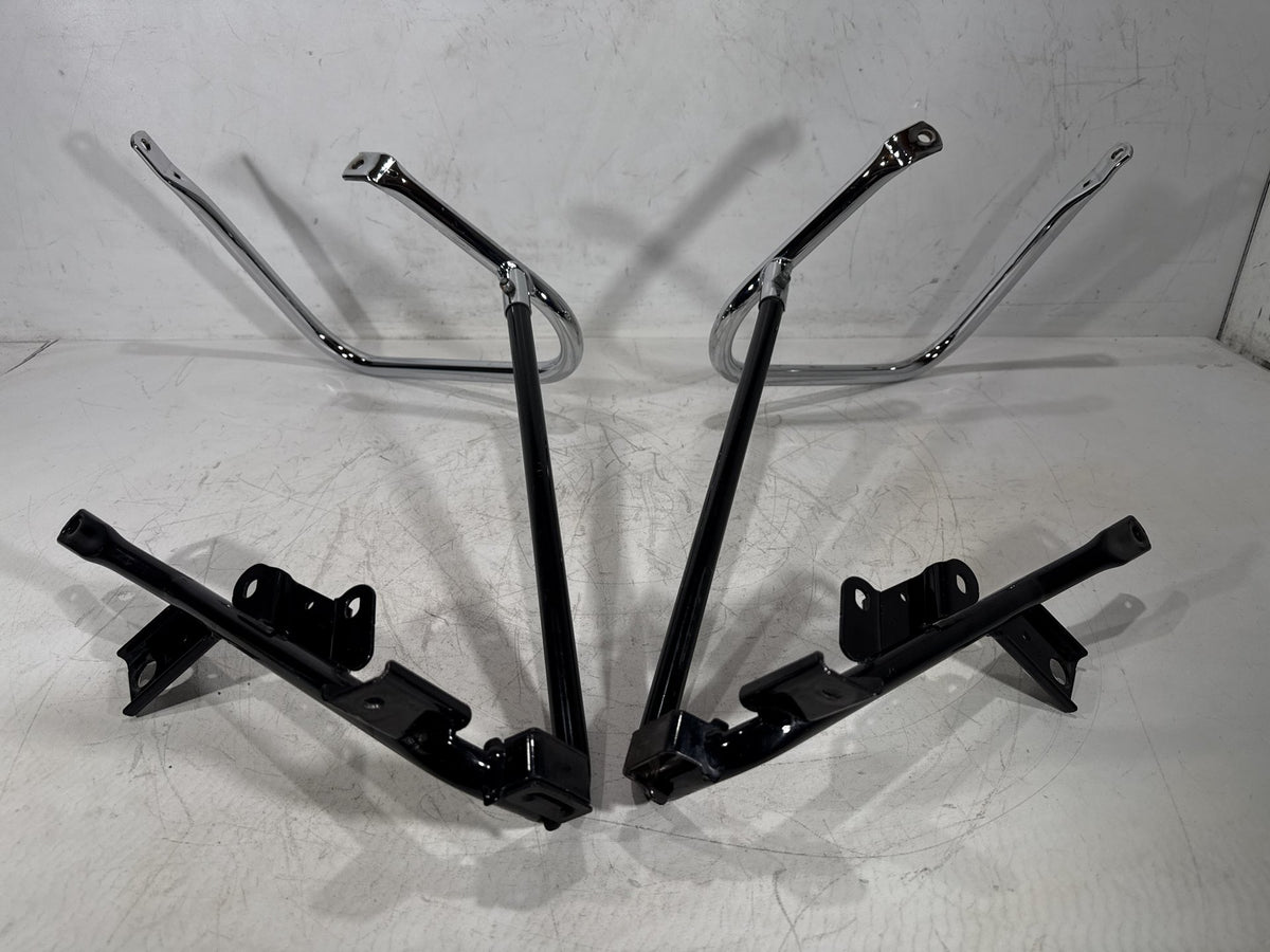 12 Harley Electra Glide Touring OEM Rear Left Right Saddlebag Guard Rails Bar