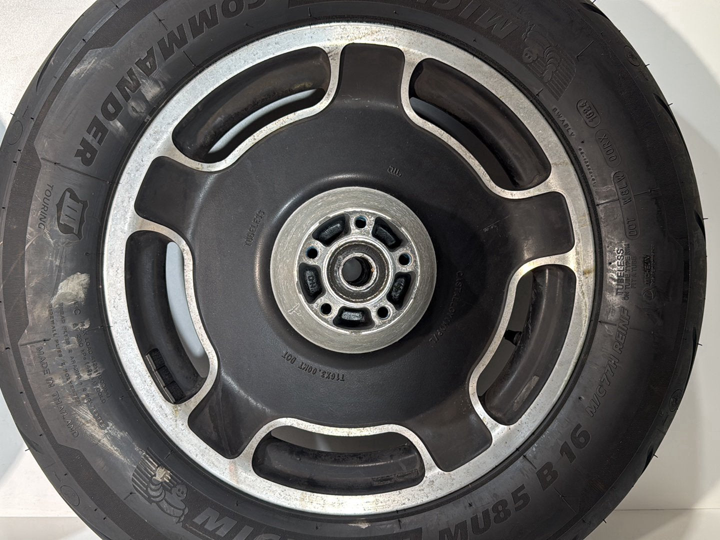 2007 - 2012 Harley-Davidson Touring Street Glide Front & Rear Wheel Rim Tire Airstrike