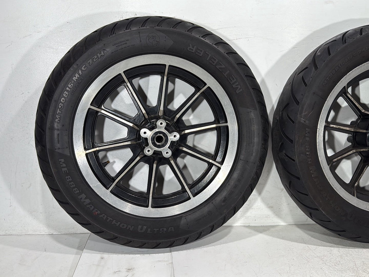 92 Harley Electra Glide Touring Classic Front & Rear Wheel Rim Tire MT90B16 16"