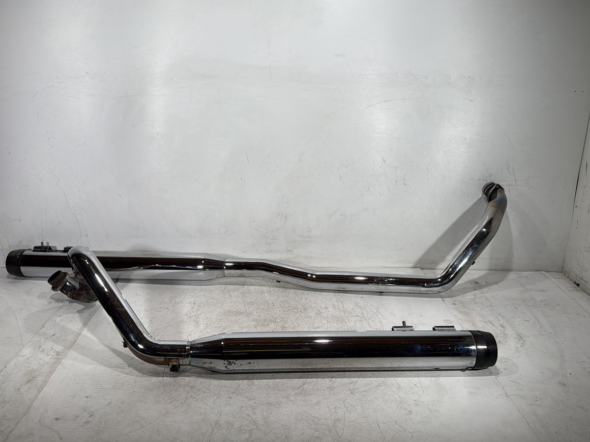 2005 Harley Road King Touring Police OEM Exhaust Header Pipes Muffler