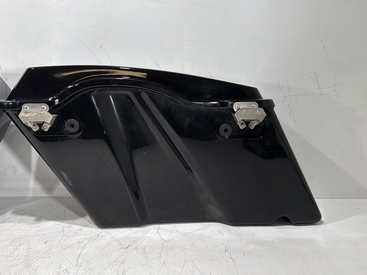 2007 Harley Touring FLHTP Electra Glide Police OEM Left Right Saddlebags Luggage NOKey