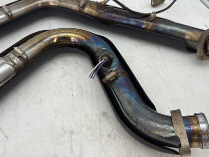 2012 Harley Dyna FXDF Fat Bob OEM Exhaust Header Pipes Vance & Hines