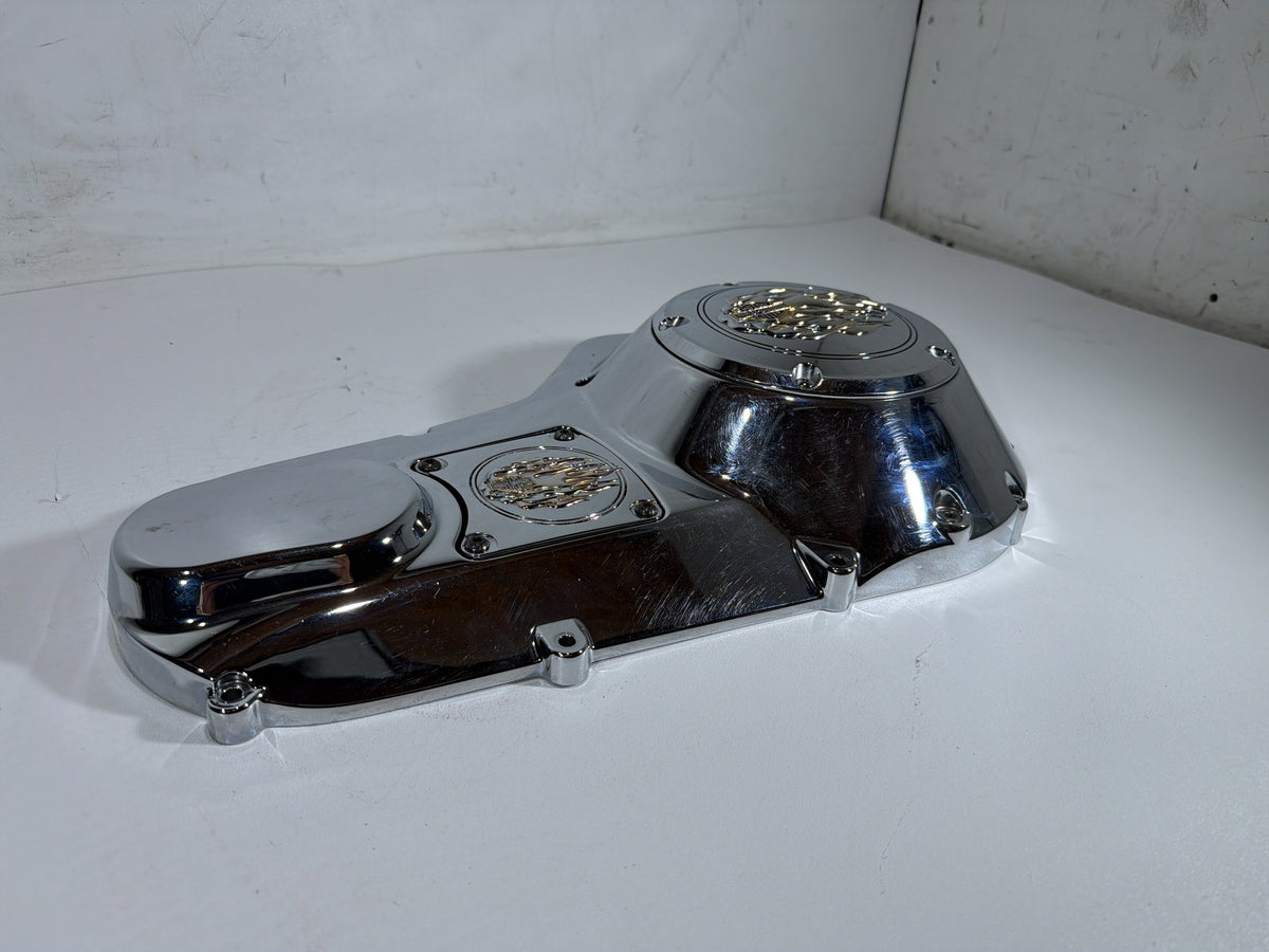 2004 Harley Electra Glide Touring Ultra OEM Outer Primary Clutch Cover FLAME