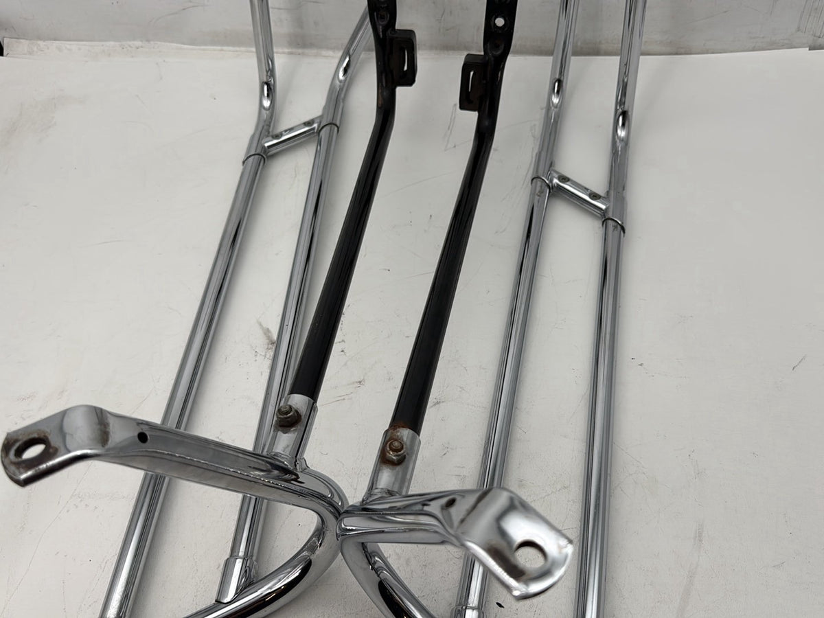 2007 Harley Touring FLHTP Electra Glide Police OEM Rear Left Right Saddlebag Guard Rails Bar