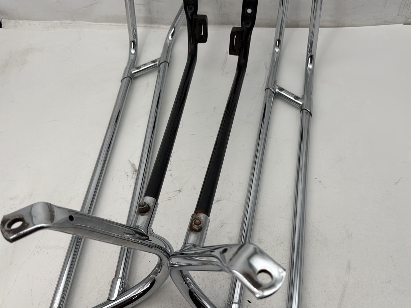 2007 Harley Touring FLHTP Electra Glide Police OEM Rear Left Right Saddlebag Guard Rails Bar