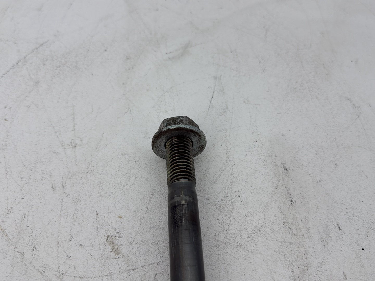 2006 Harley Dyna FXDWGI Wide Glide OEM Rear Fork Swingarm Pivot Bolt Shaft