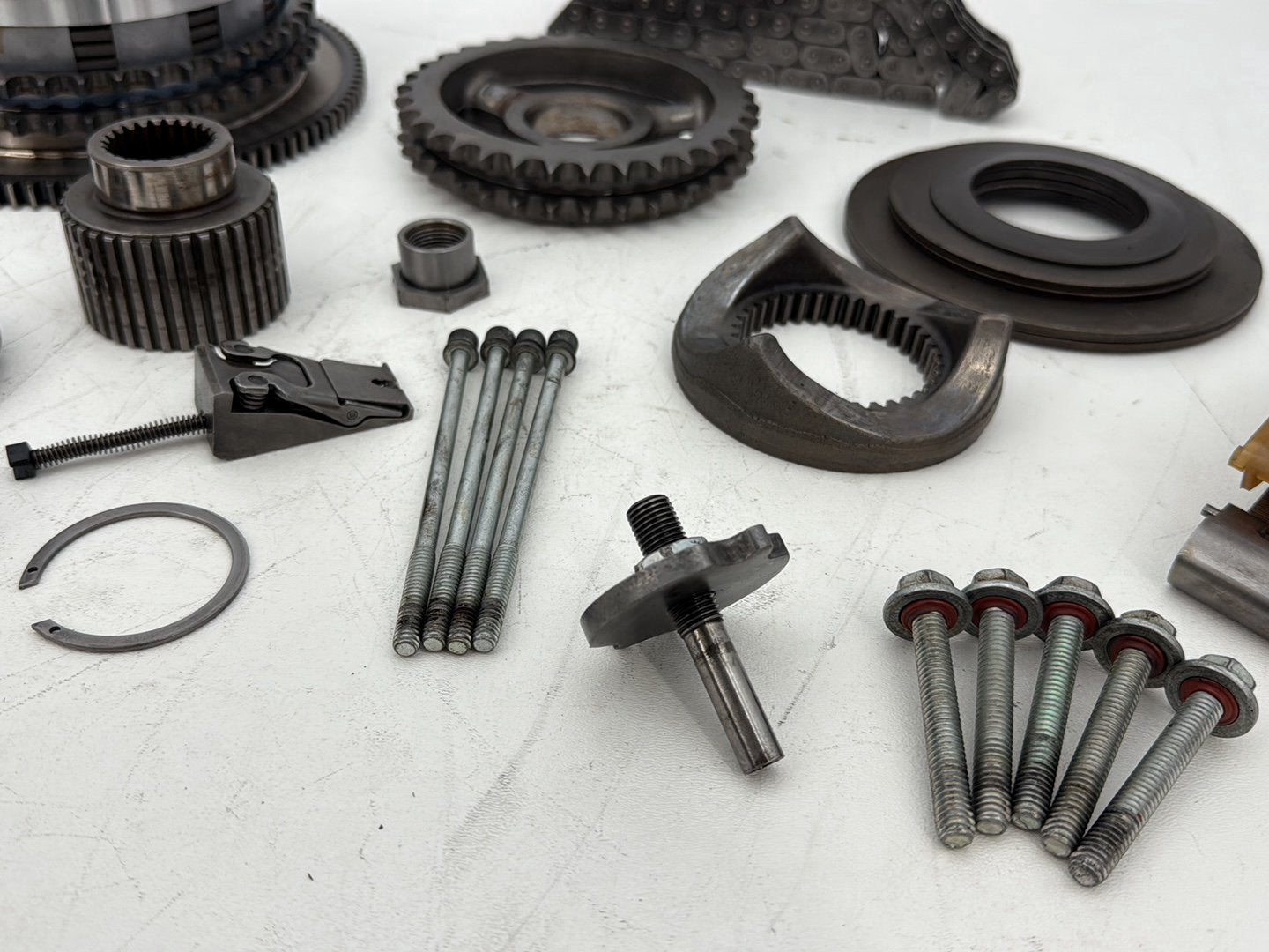 2011 Harley Electra Glide Ultra FLHTK OEM Clutch Basket Chain Tensioner Kit