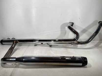 2012 Harley Street Glide Touring FLHX OEM Exhaust Header Pipes Muffler