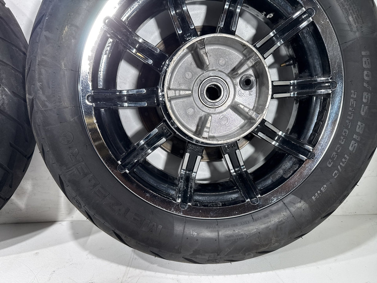 2014 Harley Electra Glide Touring OEM Front & Rear Wheel Rim Tire ABS 16" 17"