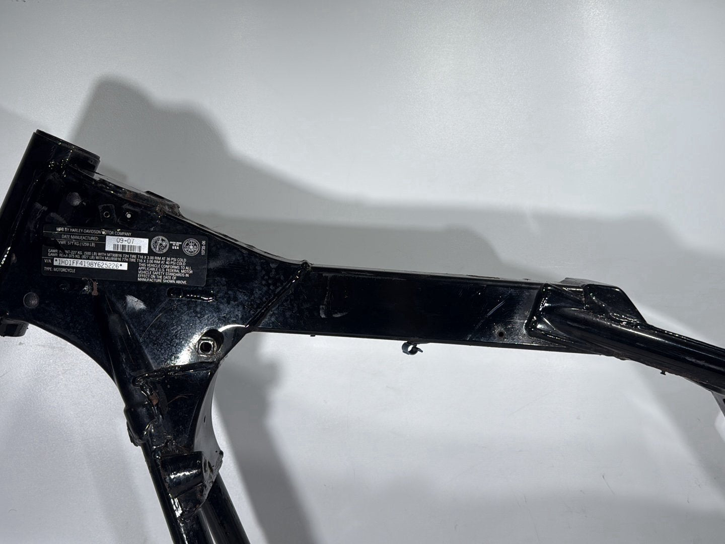2008 Harley Touring Electra Glide OEM Body Main Frame Chassis SLVG 47900-08BHP