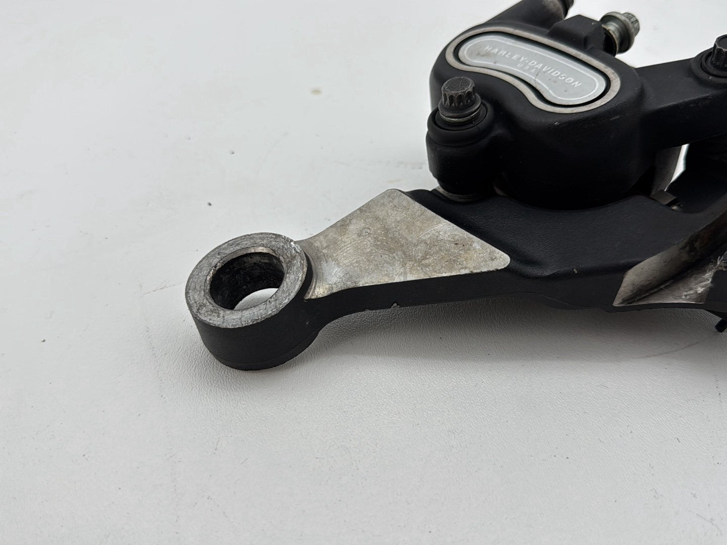2008 Harley Softail Deluxe FLSTN OEM Rear Back Brake Caliper w/ Bracket