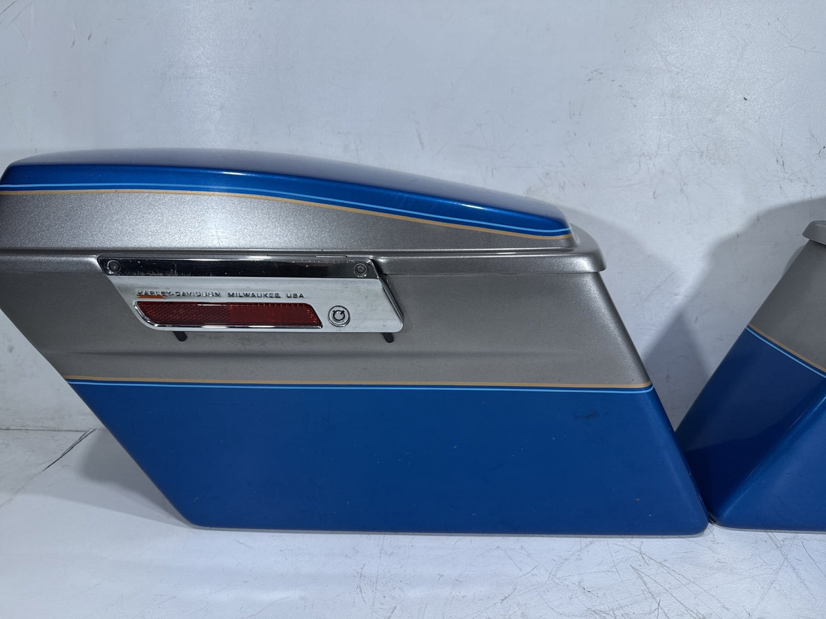 1996 Harley Electra Glide Touring Ultra OEM Left Right Saddlebags Luggage NOKey