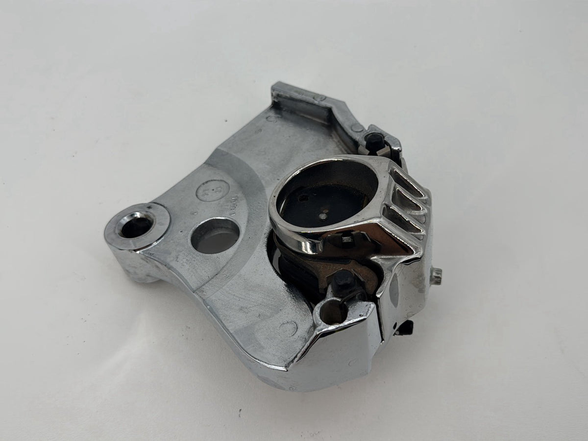 1999 Harley Dyna FXDWG Wide Glide OEM Rear Back Brake Caliper w/ Bracket CHROME