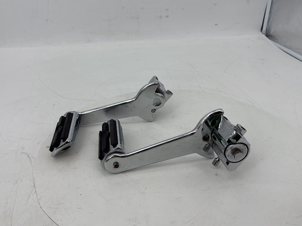 02 Harley Touring CVO Screamin Road King Passenger Left Right Foot Pegs Kuryakyn