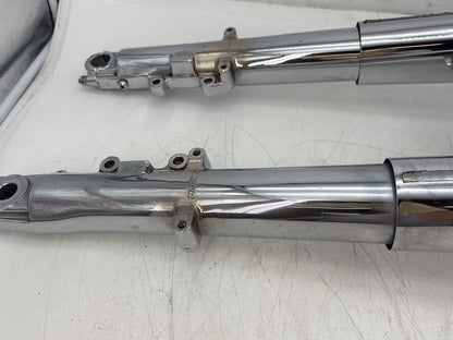00 Harley Touring Electra Ultra Front Triple Tree Set &amp; LH RH Fork Legs Sliders