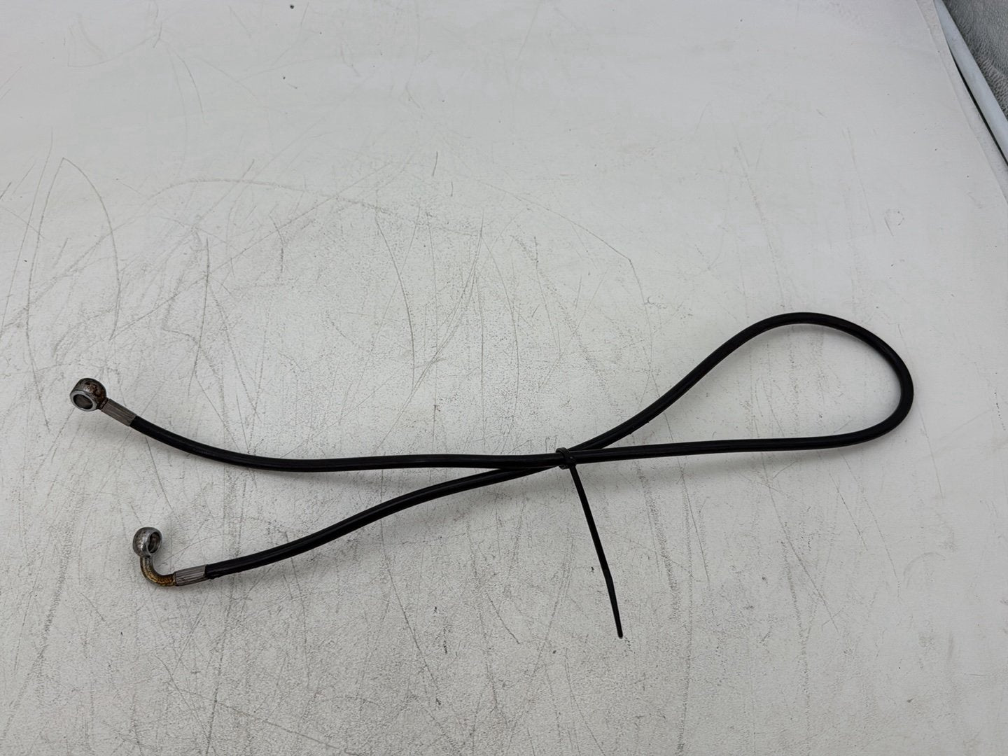 2011 Harley Softail FLSTFB Fat Boy OEM Front Brake Hose Line Pipe ABS 45555-11