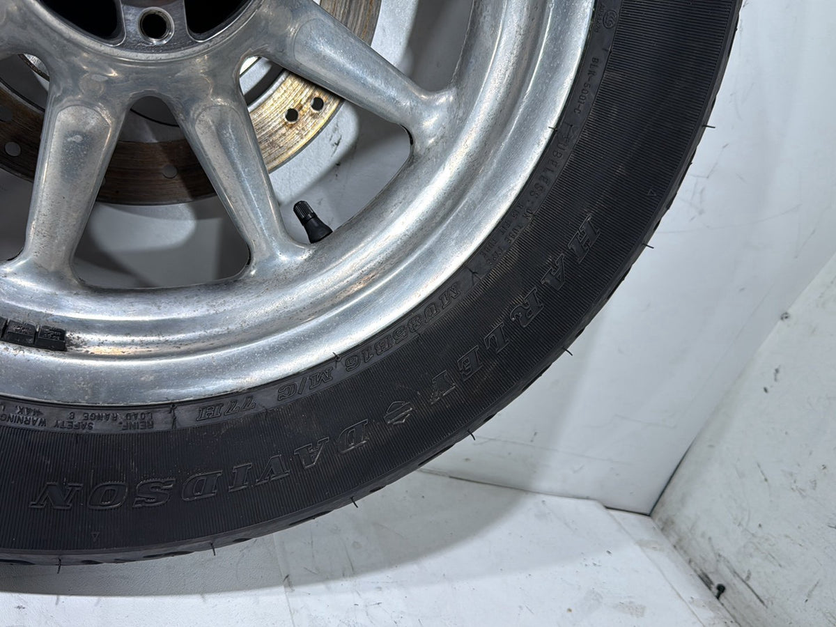 2006 Harley Electra Glide Touring Ultra OEM Front & Rear Wheel Rim Tire 16"