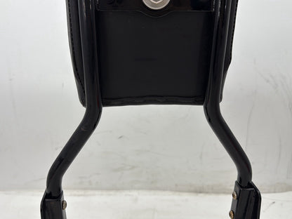 2012 Harley Dyna FXDF Fat Bob OEM Rear Sissy Bar w/ Backrest Cushion Pad